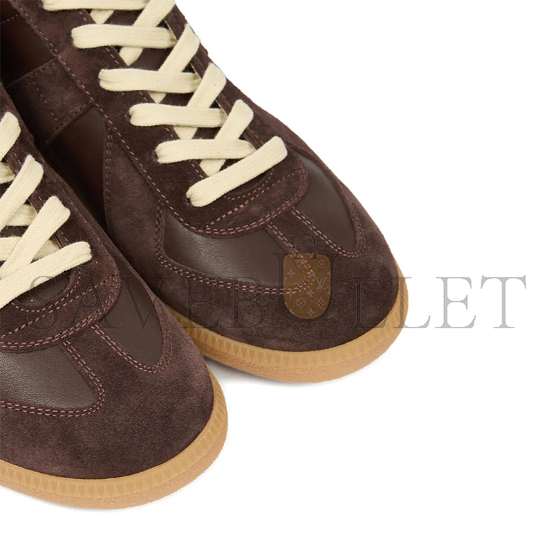 MAISON MARGIELA REPLICA SPLICED LOW TOP SNEAKERS 